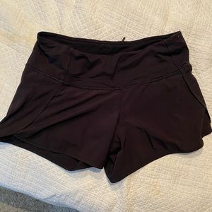 Womens lulu lemon black shorts